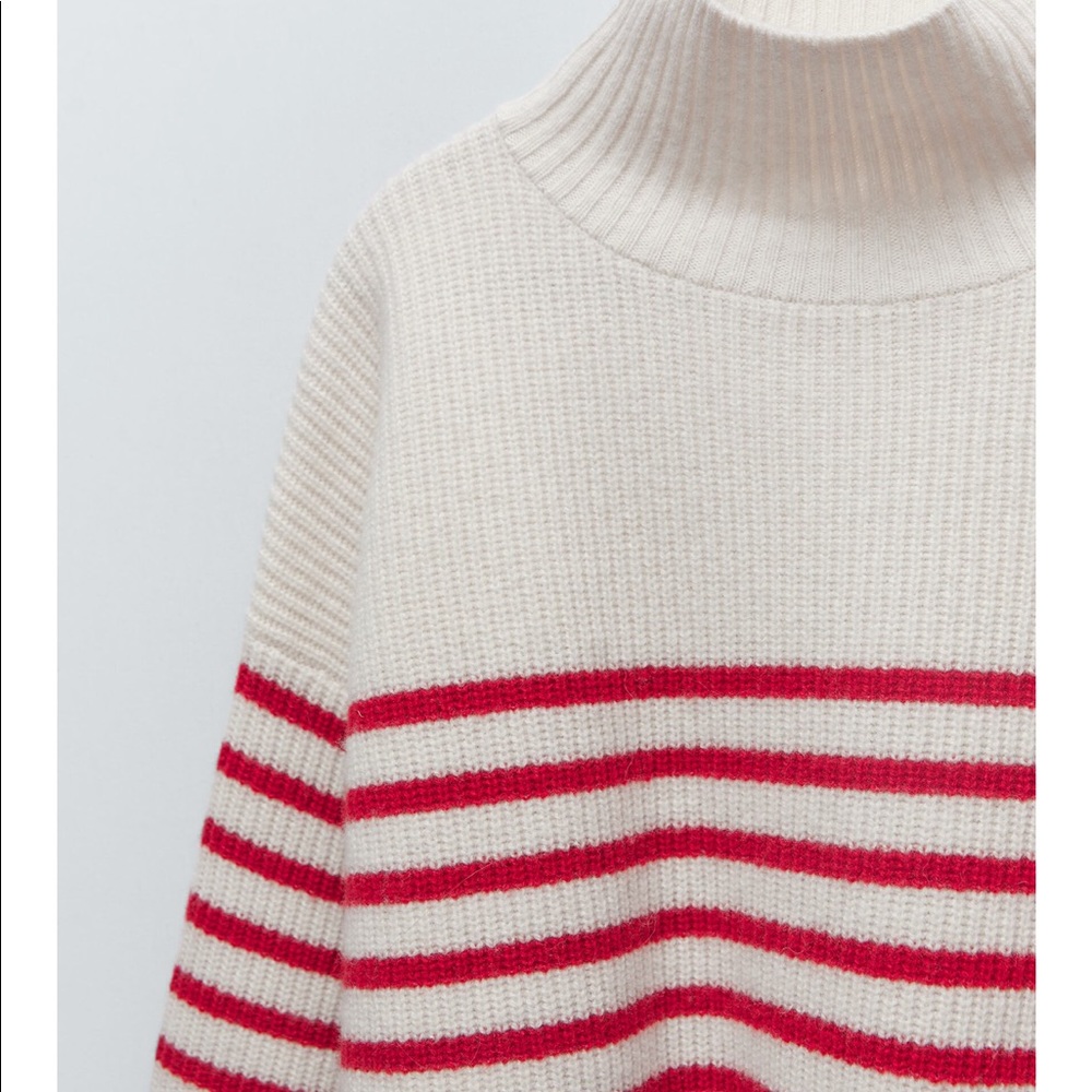ZARA 💯 wool striped sweater - Picture 9 of 9